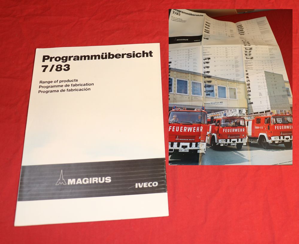Magirus Feuerwehrfahrzeuge Programmübersicht 7 / 83   