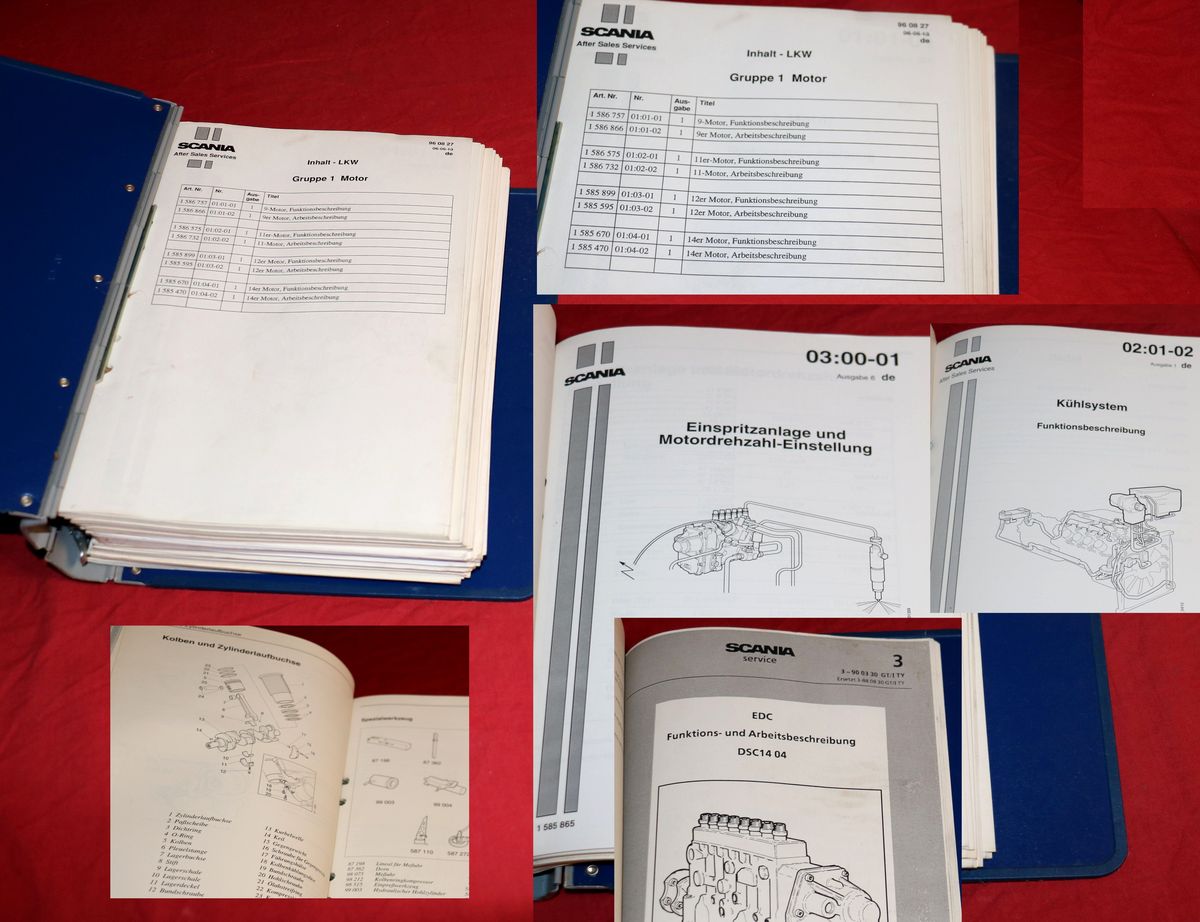 SCANIA Motoren Werkstatthandbuch
