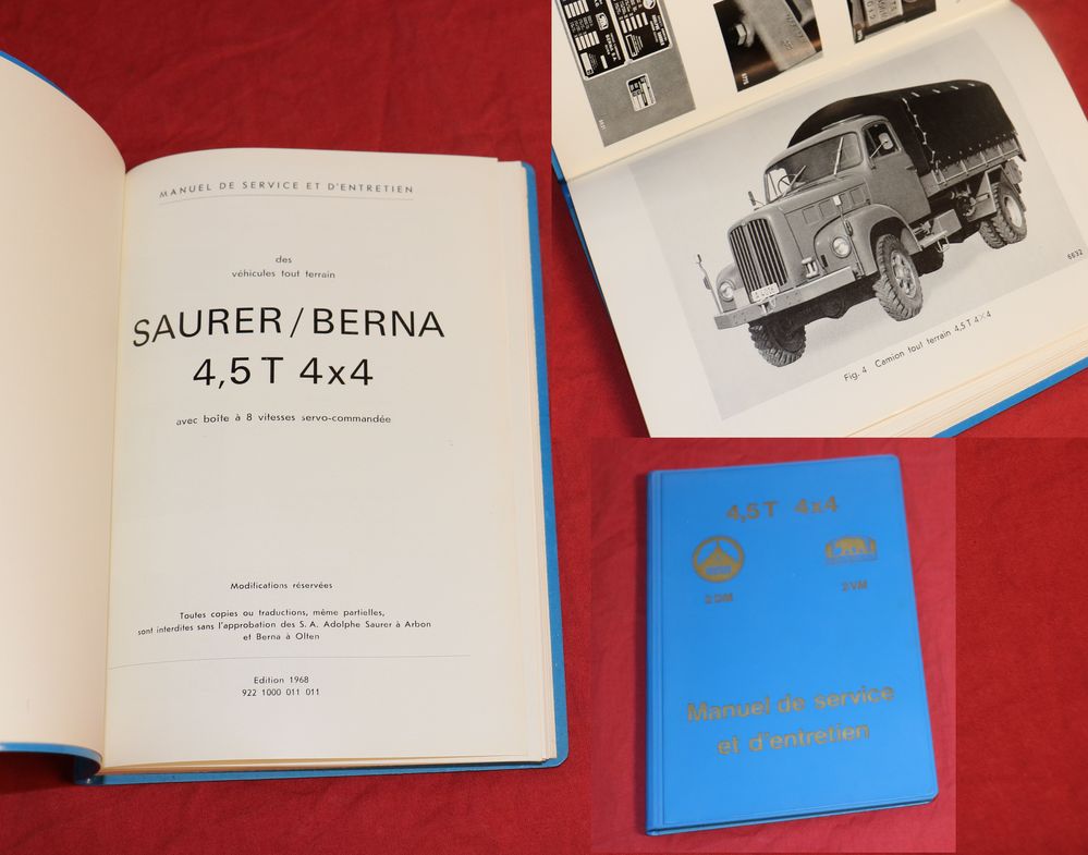 SAURER 2 DM, BERNA 2VM 4,5 t Allrad 4x4 Anleitung