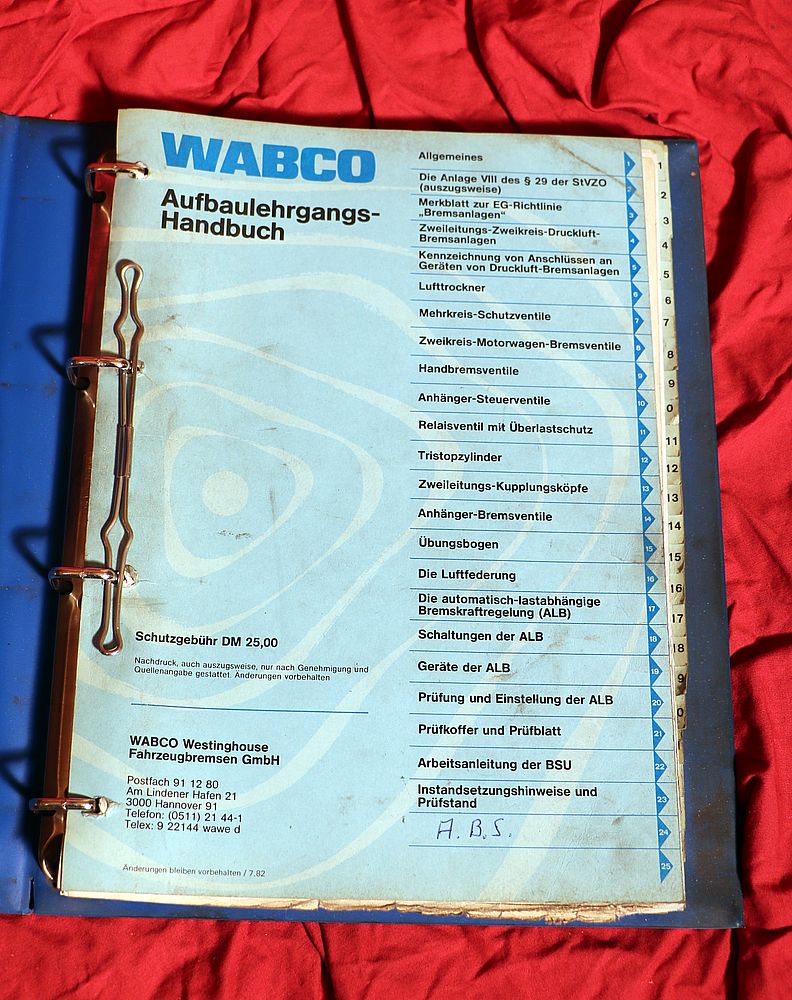 WABCO  Aufbaulehrgang Bremsanlagen