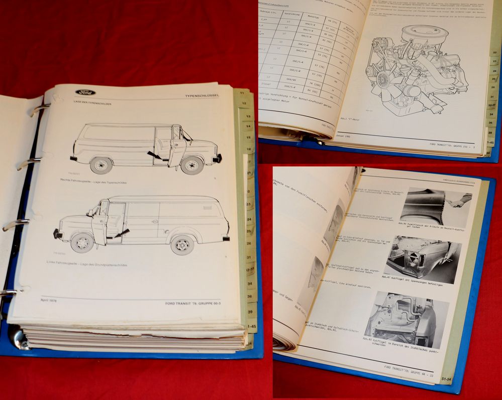 FORD Transit 1978 , Werkstatthandbuch