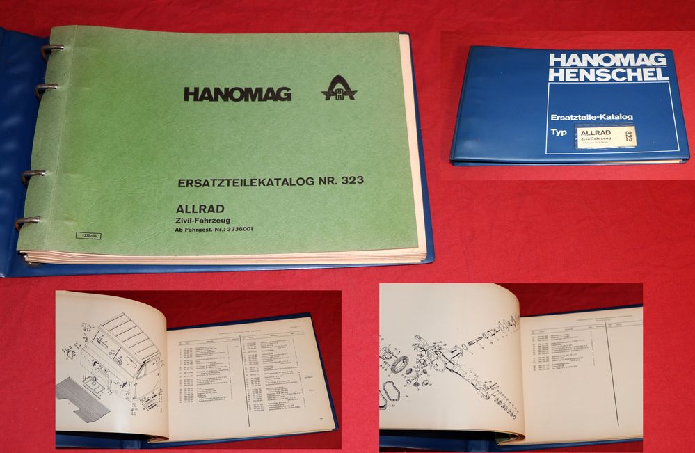 Hanomag A-L 28 Ersatzteilliste AL 28 mit großem Fahrerhaus