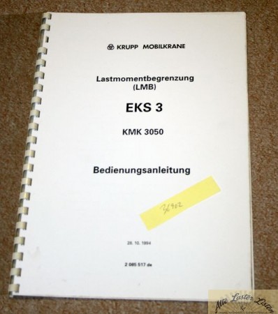 KRUPP   Lastmomentbegrenzung LMB , EKS 3  für   KMK  3050