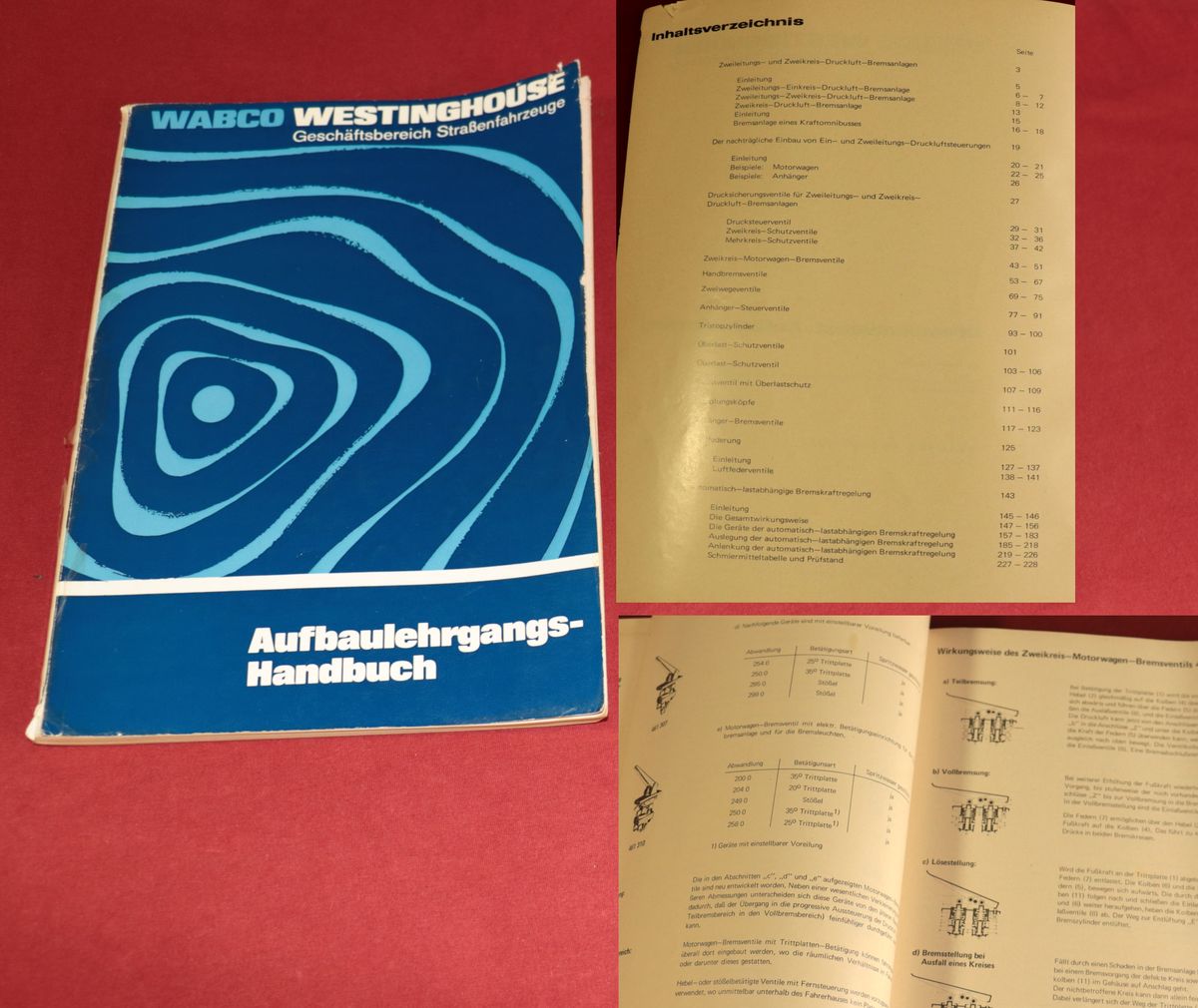 WABCO  Aufbaulehrgang Bremsendienst, Bremsanlagen 1974