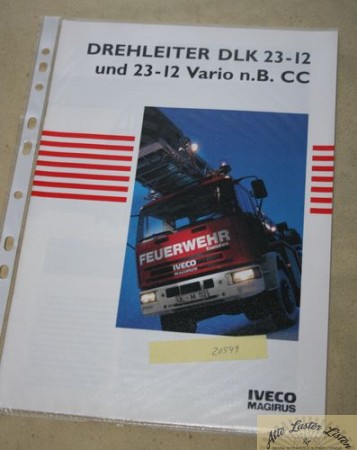 Iveco Magirus    DLK  23 - 12  + Vario , CC
