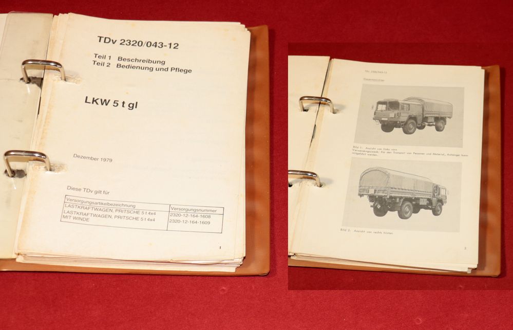 MAN Kat 4x4 5t gl Bundeswehr TDv, Anleitung