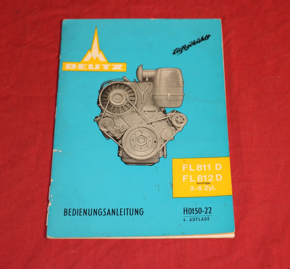 Deutz Motor FL 811 , FL 812 Anleitung