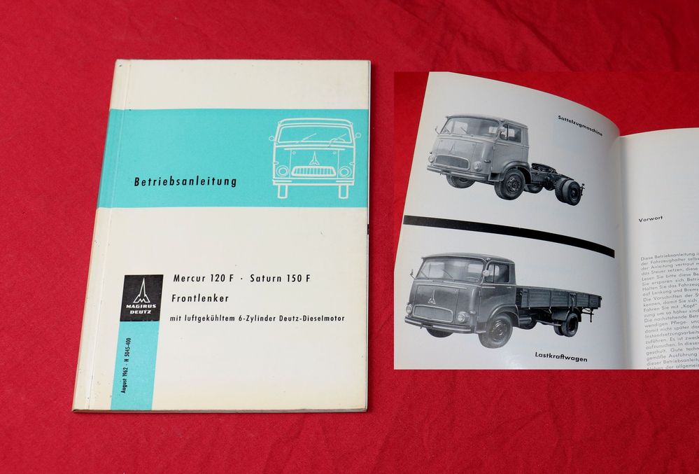 Magirus Mercur 120 F , Saturn 150 F Betriebsanleitung