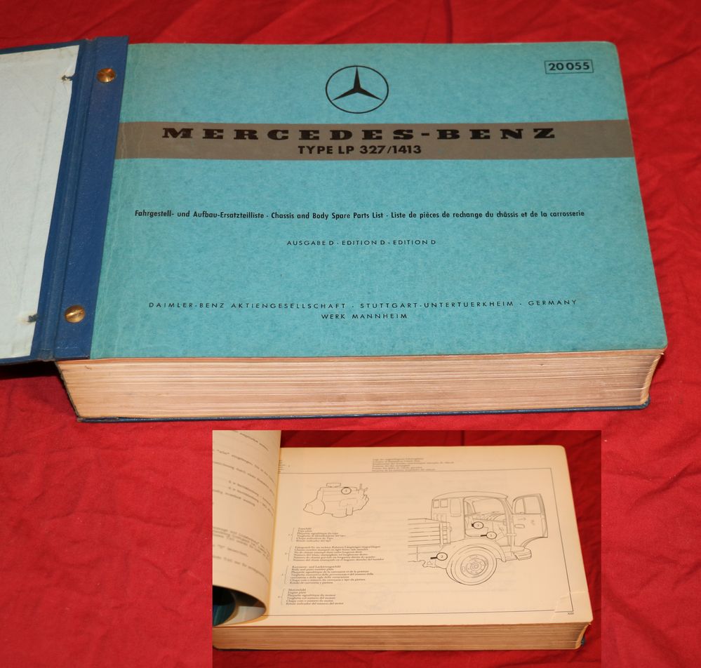 Mercedes LP 1413 ( 327 )    Fahrgestell und Aufbau