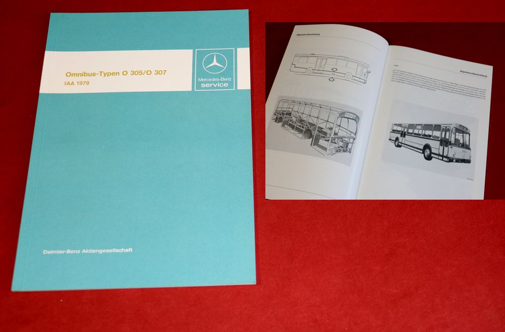 Mercedes Bus O 305, O 307 Einführungsschrift  IAA 1979