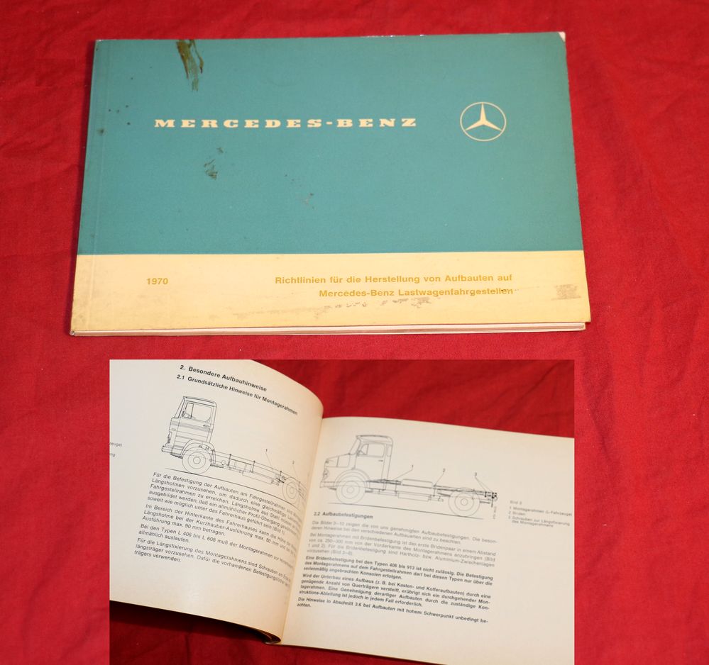 Aufbaurichtlinien Mercedes LKW 1970