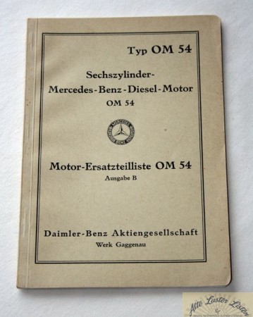 Mercedes Motor OM 54