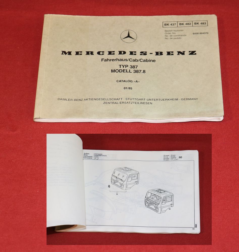 20667 Fahrerhaus Mercedes Type 387 , 387.8