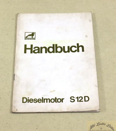 Handbuch Büssing Motor S 12 D