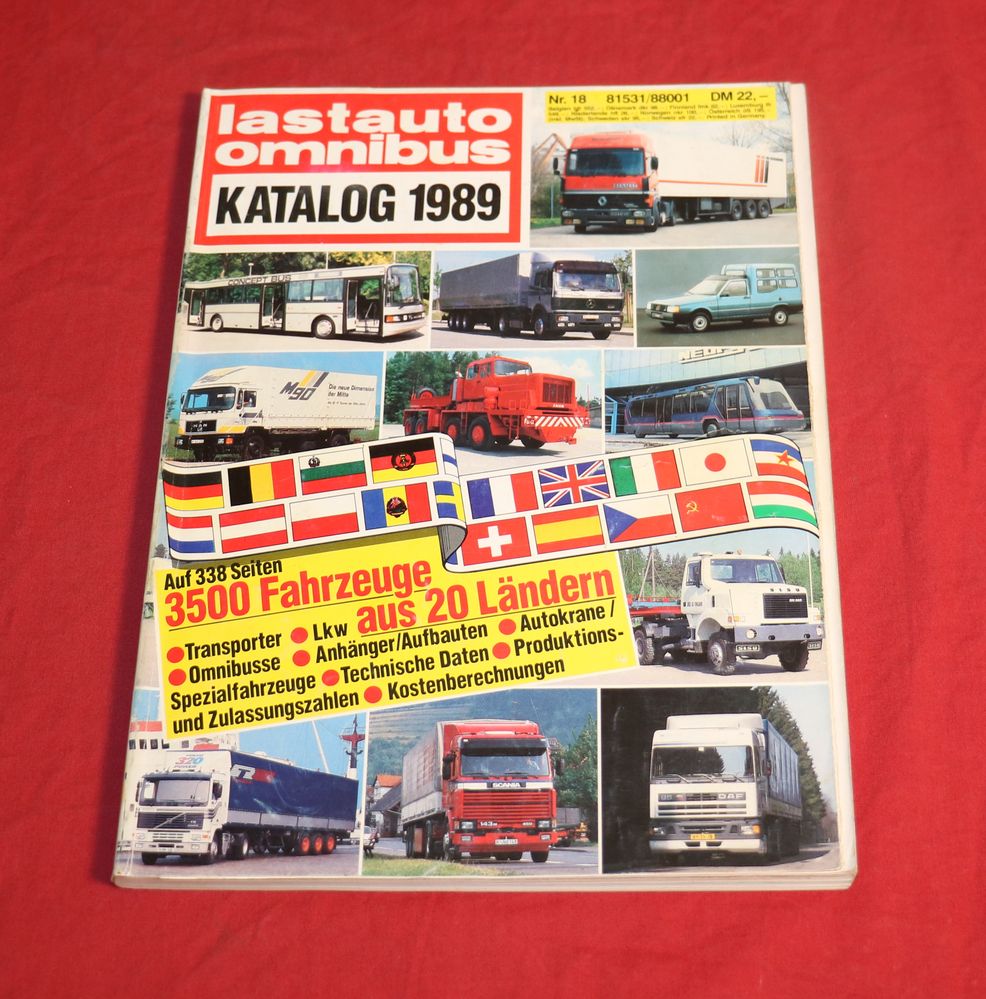 Lastauto Omnibus Katalog 1989