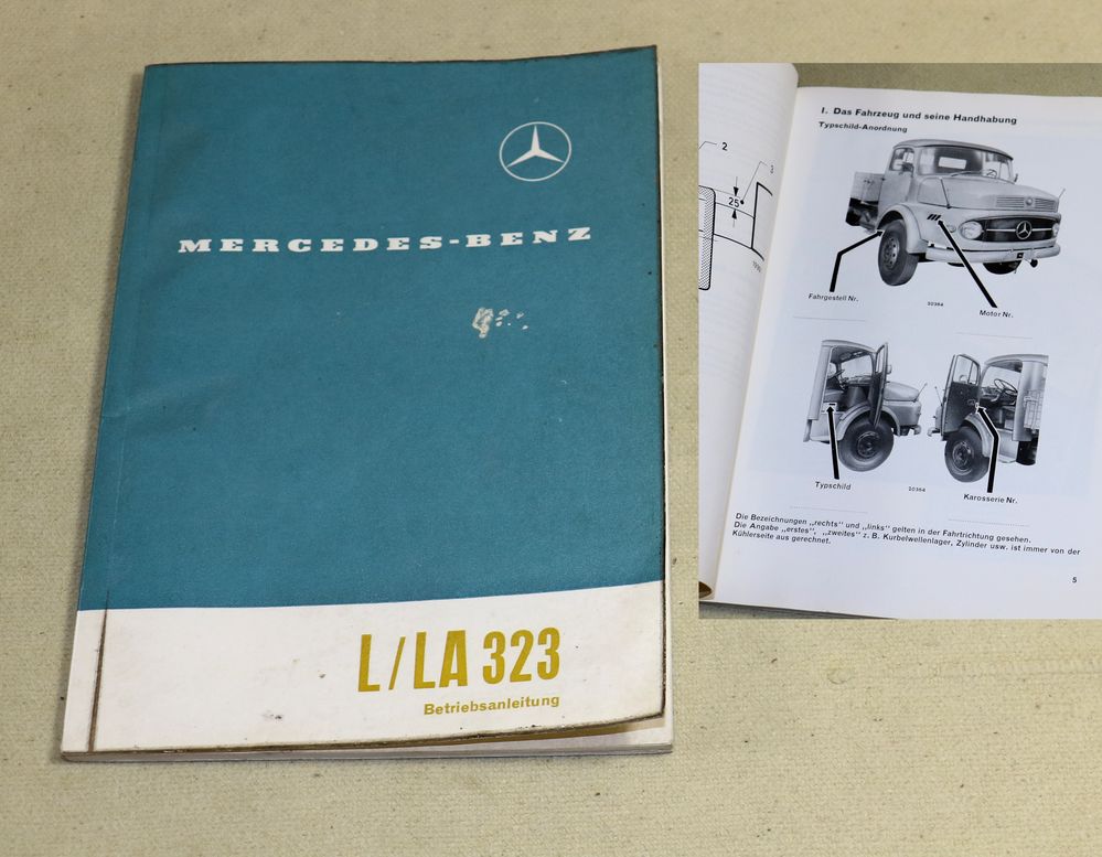 Betriebsanleitung Mercedes L , LA 323