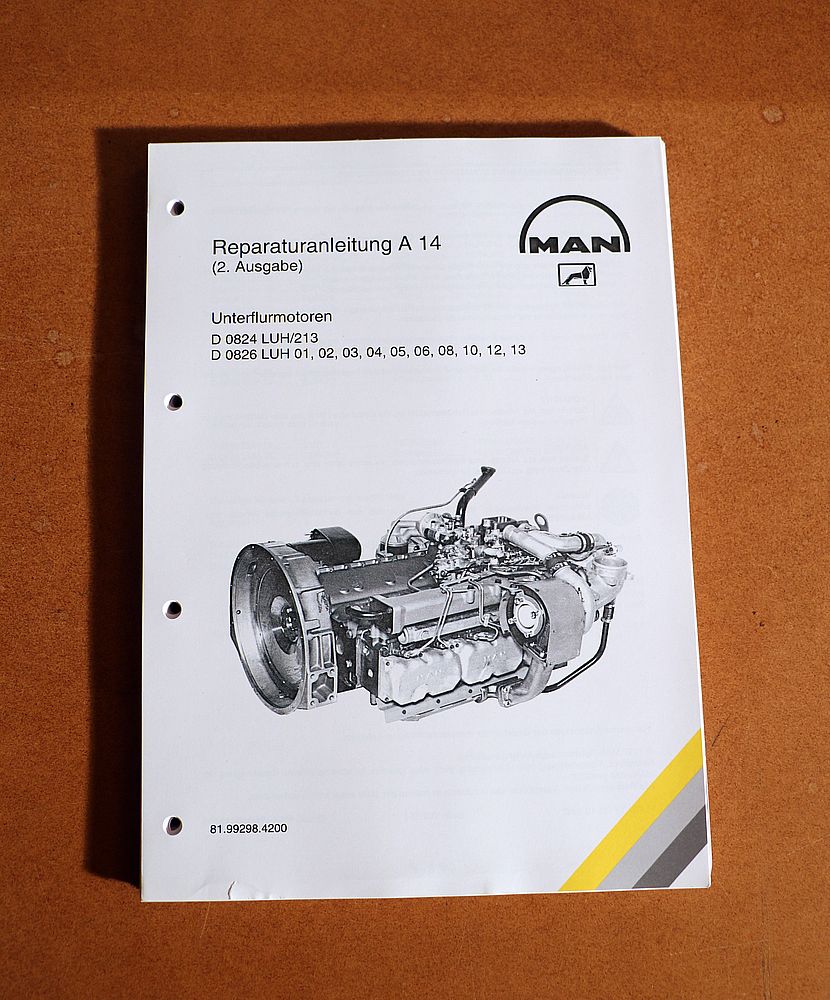 Unterflurmotoren MAN D 0824 , 0826 LUH