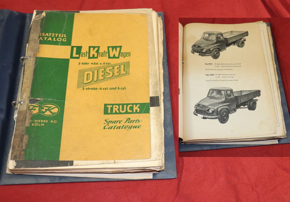 FORD FK 2500, 3500, 4500 mit Zweitakt Diesel