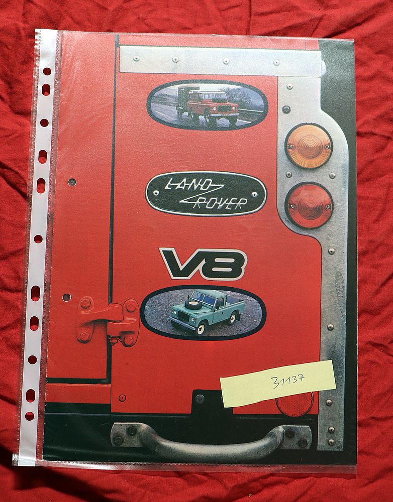 Land Rover V8  , Prospekt 1979