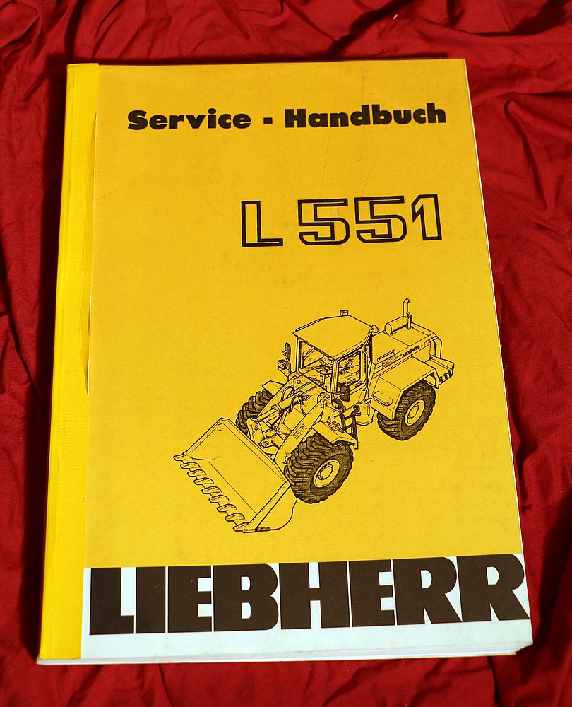 Liebherr L 551 Radlader Service Handbuch