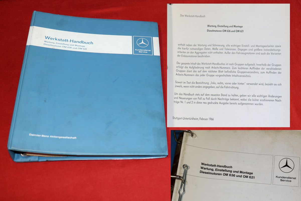 49132-1 Mercedes OM 636 , OM 621 Dieselmotoren