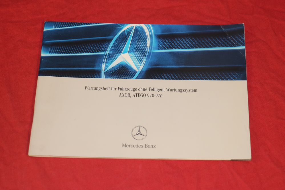 Wartungsheft Mercedes Axor und Atego 970 - 976