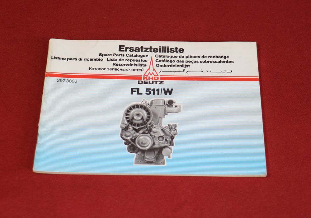 Deutz Motoren BF8L513 + BF10L513 + BF12L513/C Ersatzteilliste Deutz Motoren BF8L513 + BF10L513 + BF12L513/C Ersatzteilliste