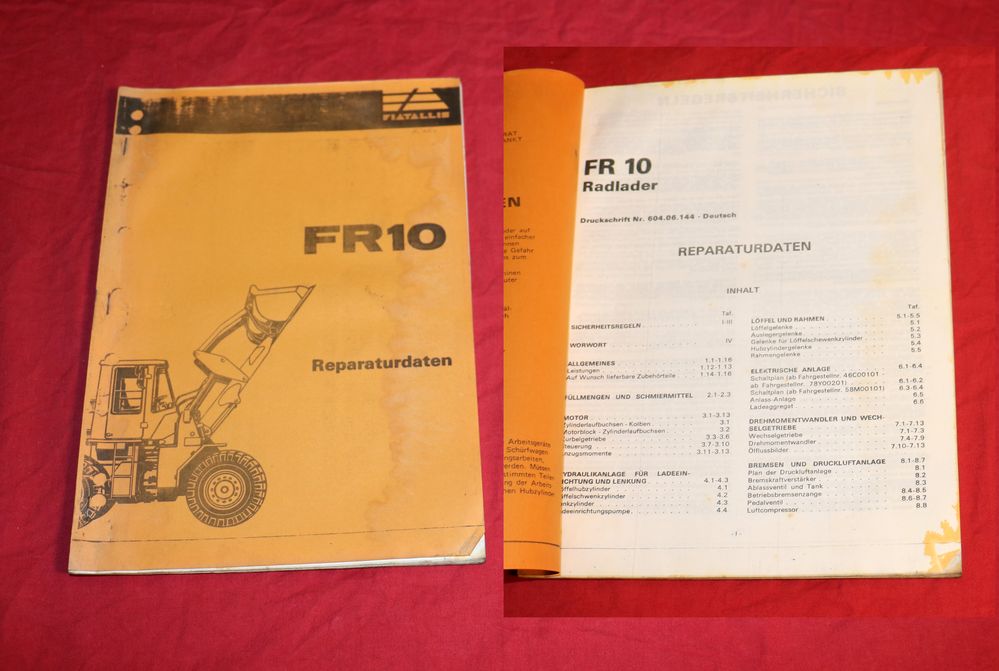 54037 FIAT FR 10 Radlader , Fiat Allis