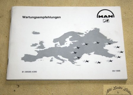 Wartungsempfehlungen MAN  LKW + Busse + Einbauaggregate