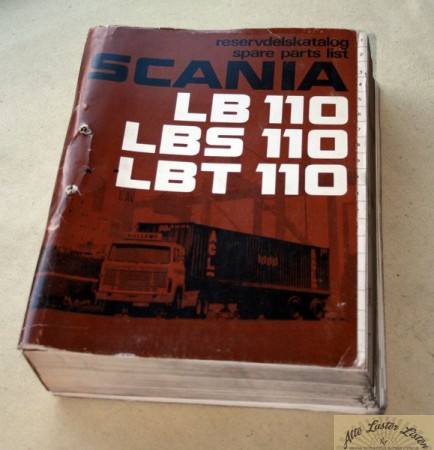 SCANIA  LB 110 , LBS , LBT 110 Ersatzteilkatalog