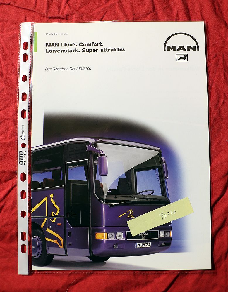 MAN Bus , Lions Comfort, Der Reisebus RN 313 / 353