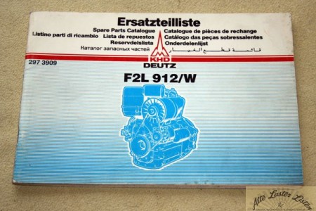 Deutz  F 2 L 912 , W , 2 Zylinder Deutz Motor