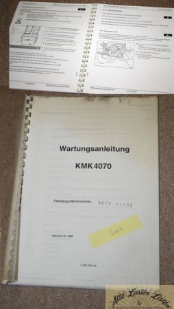 Autokran    KRUPP    KMK 4070   Wartungsanleitung