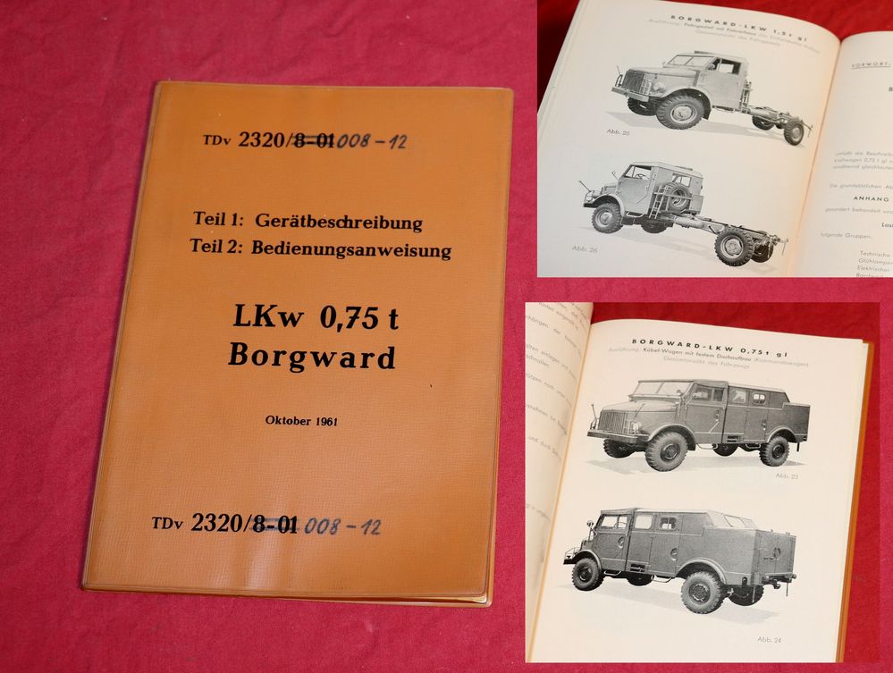 Borgward B 2000 LKW 0,75 t gl Bundeswehr TDv