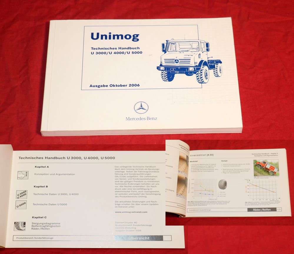 Technisches Handbuch Unimog U 3000 , U 4000 , U 5000