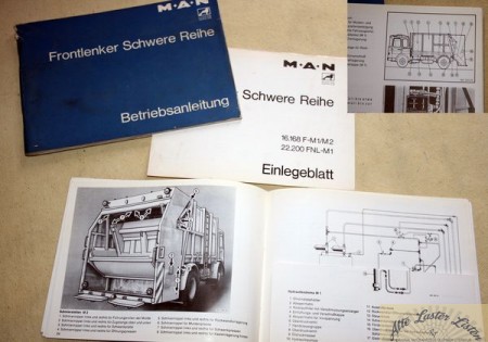MAN Frontlenker  Müllwagen 16.168 F-M1, M2 , 22.200 FNL-M1