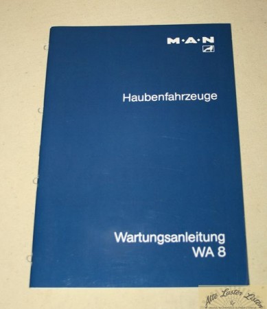 WA8 Wartungsanleitung MAN LKW Haubenfahrzeuge