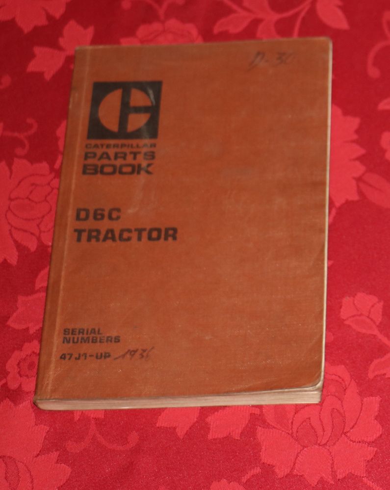 CATERPILLAR D 6 C Tractor Raupe   Parts Book