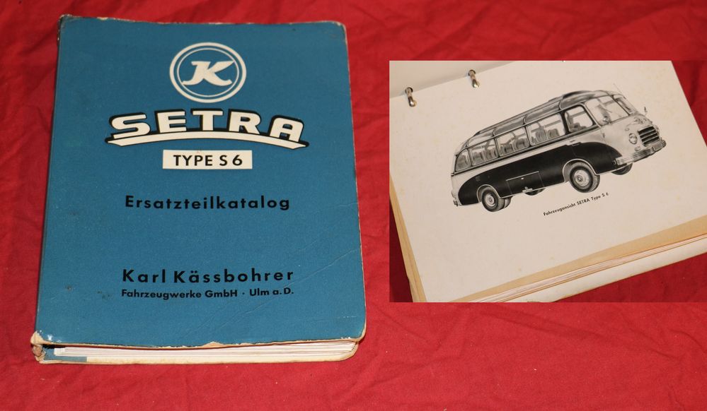 SETRA S 6 Bus Ersatzteilkatalog