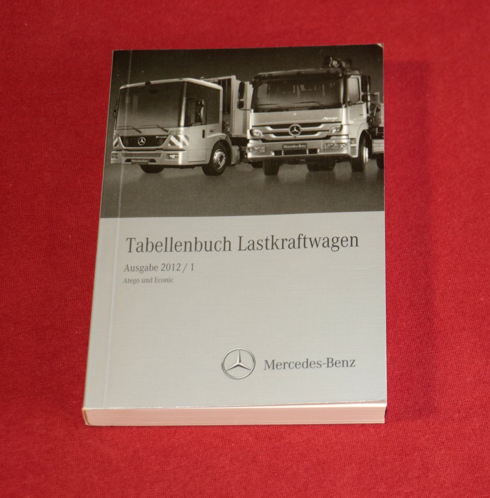 Tabellenbuch Mercedes  ATEGO , ECONIC   2012