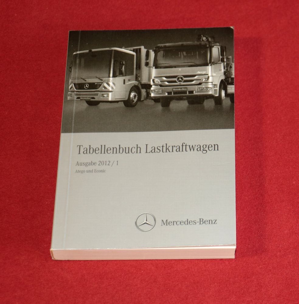 50704 Tabellenbuch Mercedes ATEGO , ECONIC 2012