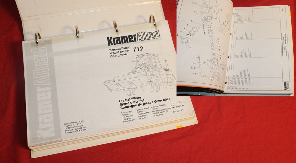 52825 KRAMER 712 Radlader Schaufellader