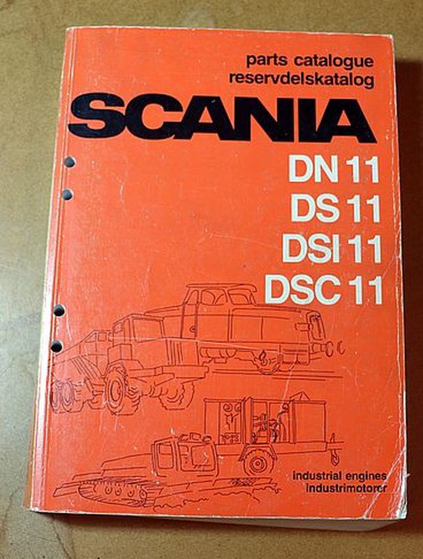SCANIA Motoren  DS11, DSC 11 , DSI 11  Industrial Engine