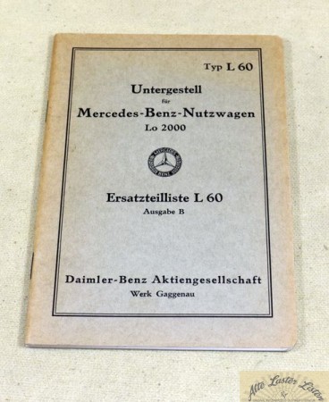 25451_ersatzteilliste_mercedes_benz_lkw_vorkrieg_mb_bis_1945_bYitrhSclP9cpP Mercedes Lo 2000 Typ L 60 Fahrgestell
