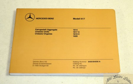 Fahrgestell Mercedes 1614, 1617 C, 1619 C, 1620   Modell 617