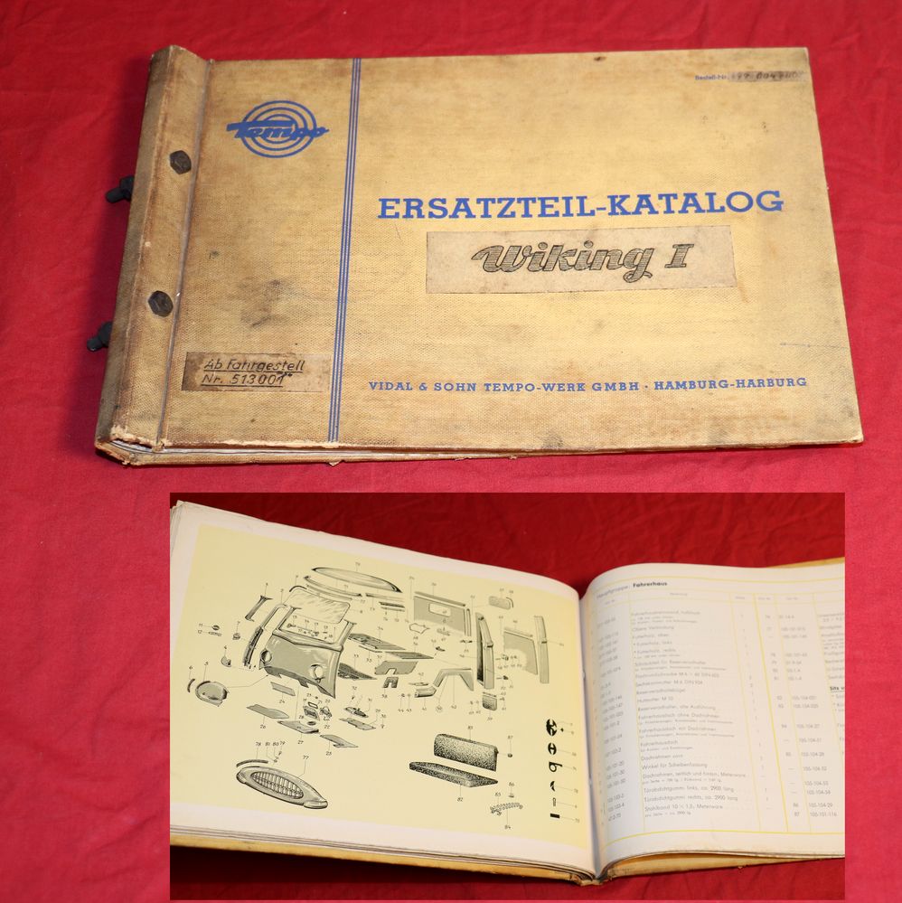 TEMPO Wiking 1 Ersatzteilkatalog