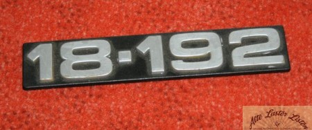 Schriftzug für MAN  ,   18.192