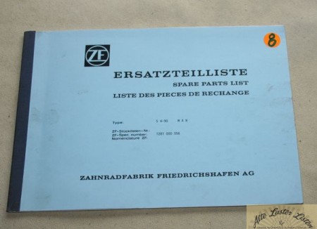 Getriebe ZF    S  4 - 90    MAN