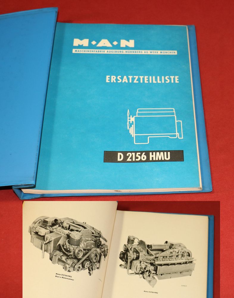 MAN Motor D 2156  HMU , Ersatzteilliste