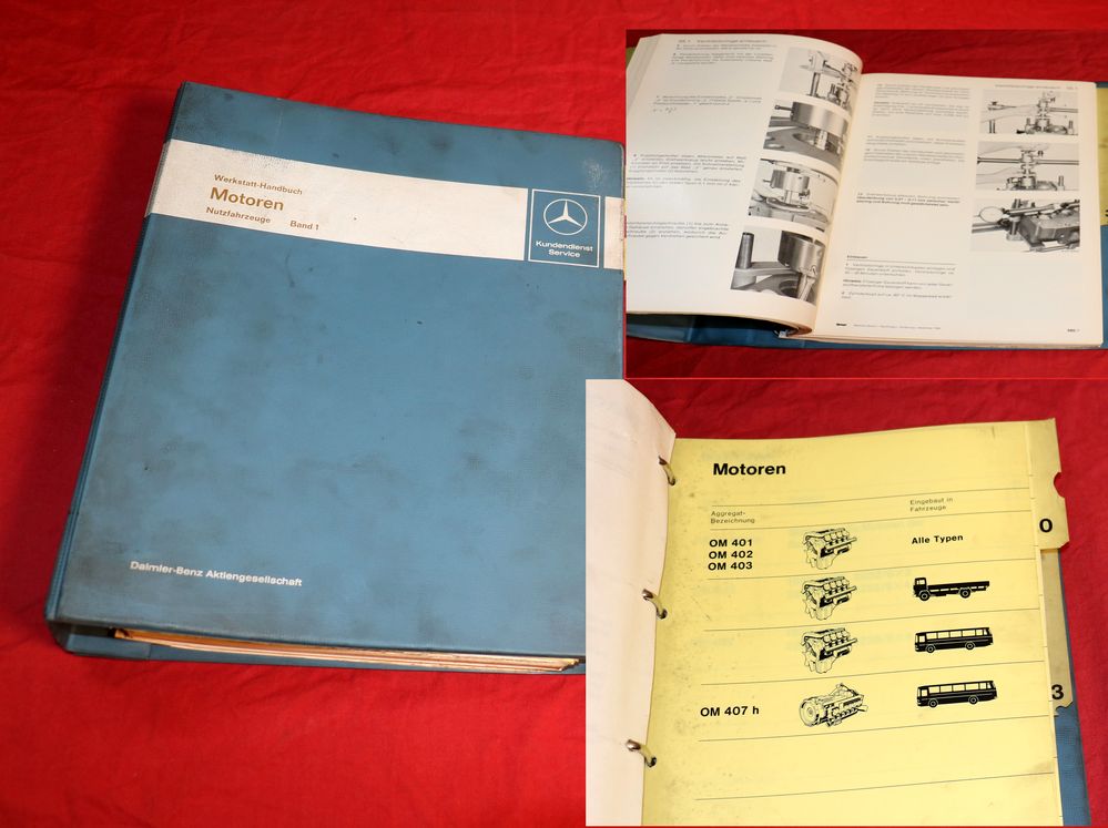 Mercedes Motoren OM 401 , 402 , 403 und OM 407h